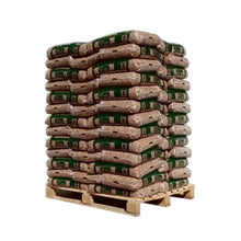 Laden Sie das Bild in den Galerie-Viewer, DS Energies Holzpellets ENplus A1 DINplus 975 kg Palette 65x15 kg 6 mm Nadelholz Heizwert >4,9 kWh/kg