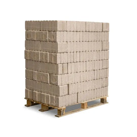 Heizfuxx RUF Holzbriketts Hartholz 960 kg Palette (96×10 kg) Heizwert ≥4,8 kWh/kg Kaminbriketts RUF-Form