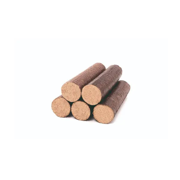 Spark Hartholzbriketts Buche Rund 960 kg Palette 96x10 kg Kaminbriketts Heizwert ≥4,8 kWh/kg