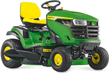 Laden Sie das Bild in den Galerie-Viewer, John Deere X127 Rasentraktor 107 cm Schnittbreite, 20 PS V-Twin Motor, Hydrostat, Seitenauswurf, Aufsitzmäher