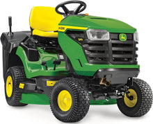 Laden Sie das Bild in den Galerie-Viewer, John Deere X147R Rasentraktor 92 cm Schnittbreite 20 PS V-Twin Motor Hydrostat 300 L Fangkorb Aufsitzmäher