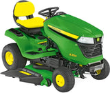 John Deere X350 Rasentraktor ohne Mähwerk 19,1 PS Kawasaki V-Twin Motor Hydrostat Aufsitzmäher Basisgerät