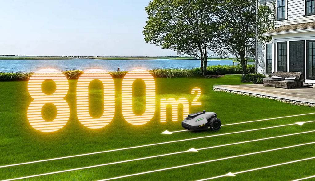 Mammotion YUKA 800 Mini Mähroboter KI-Vision ohne Begrenzungskabel bis 800 m² App-Steuerung Steigung 45 %